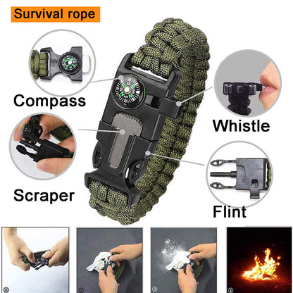 Outdoor Emergency Survival Gear (14 in 1)