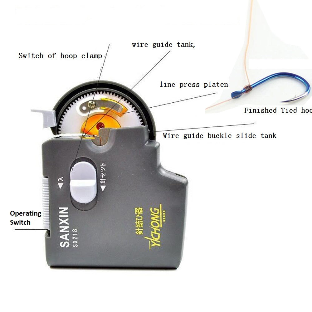 Portable Electric Fishing Hook Tier Machine