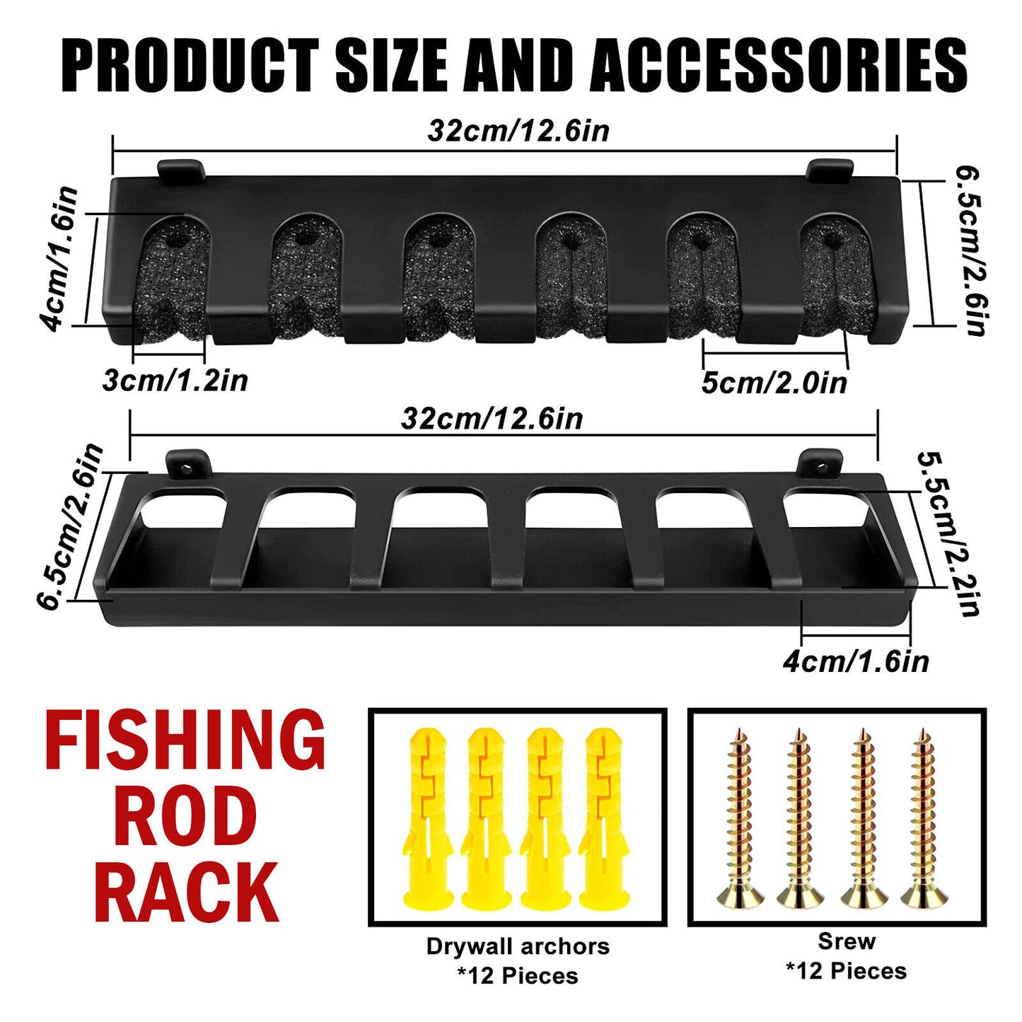 Fishing Rod Rack Holder